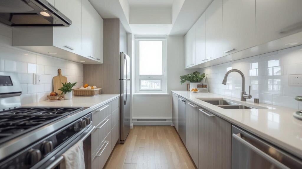 Condo kitchen renovation cost breakdown in Toronto for basic, mid-range and luxury projects